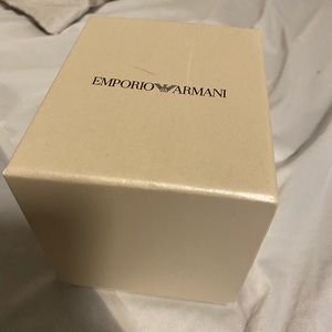 Emporio armani black watch.